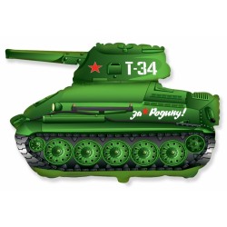 Фольгированный шар "Танк Т-34"
