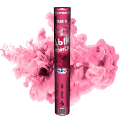 Цветной дым Розовый (фитиль, 50-60 сек)